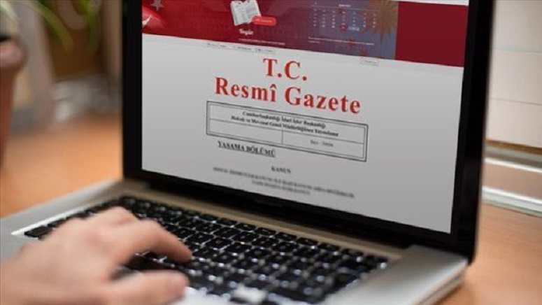 Cumhurbaşkanlığı Kararnameleri Resmi Gazete'de;