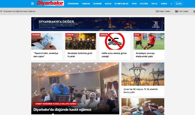 Diyarbakır ve Türkiye’nin En Güncel Haber Kaynağı Öz Diyarbakır Gazetesi;