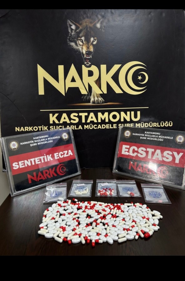 253 sentetik hap ele geçirildi;