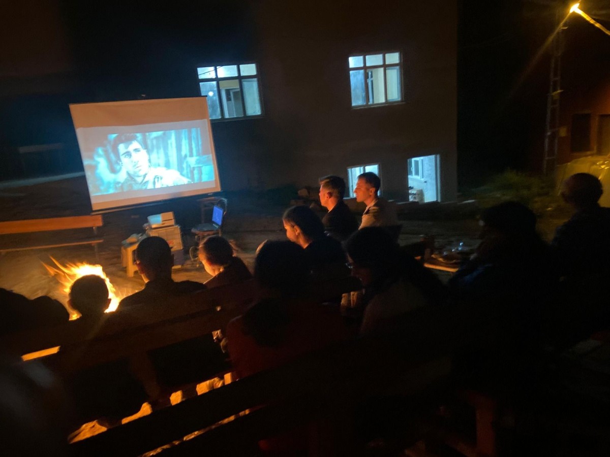 Kastamonu'da açık hava sineması!;