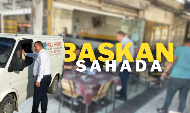 Galip Başkan artık sahada!