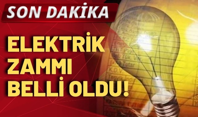 Elektriğe büyük zam!..;