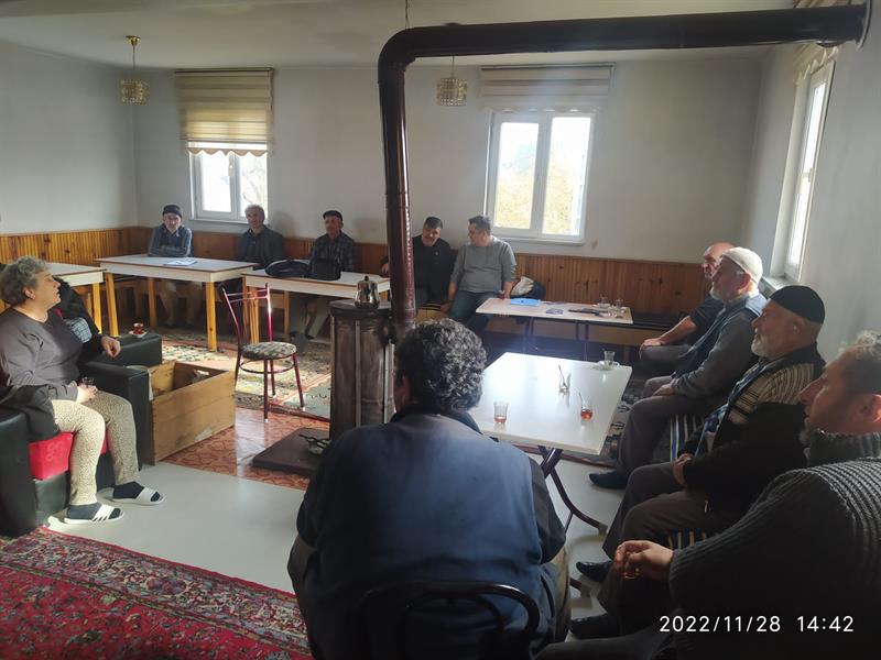 Aşağıyuva köyünde çiftçi eğitimi;