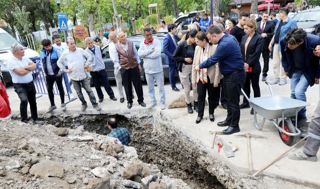 Doğalgaz kazısında tarihi eserler çıktı;