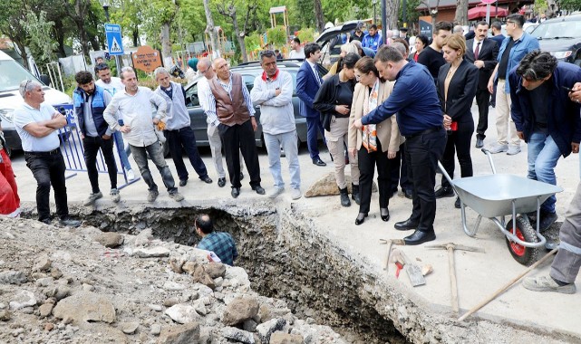 Doğalgaz kazısında tarihi eserler çıktı