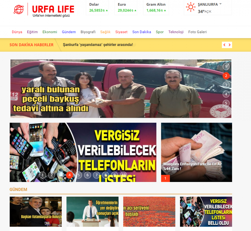 Şanlıurfa’nın internetteki gözü: Urfa Life